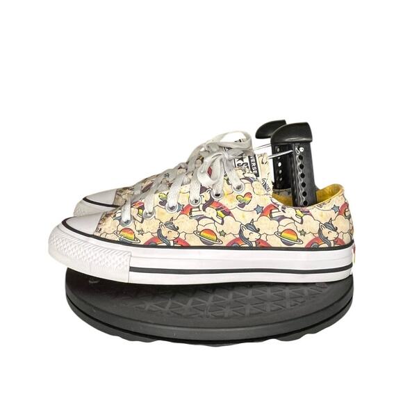 Converse Chuck Taylor All Star Rainbow Castles W7 Shoes Sneakers - Picture 1 of 5